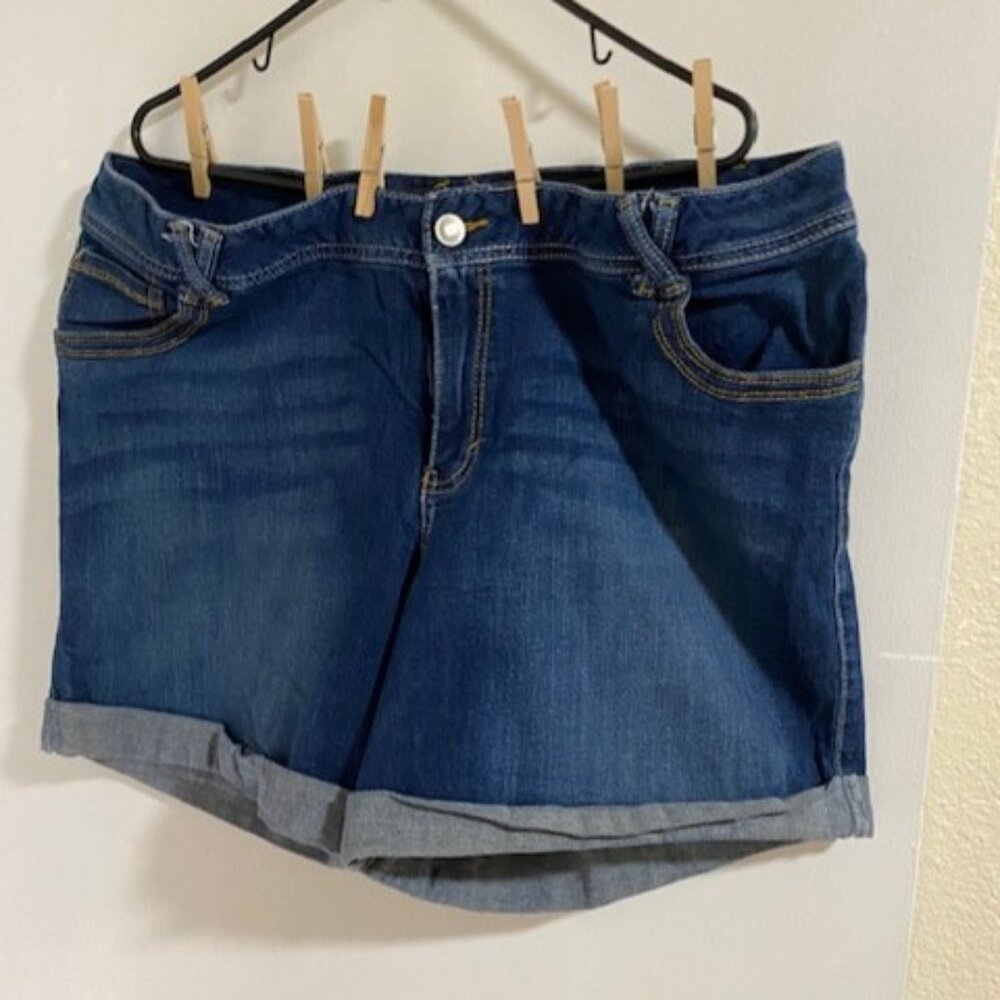 Lane Bryant Cuffed Denim Shorts